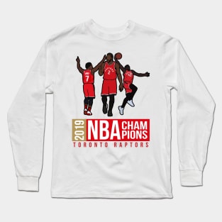 2019 NBA Champions Toronto Raptors Long Sleeve T-Shirt